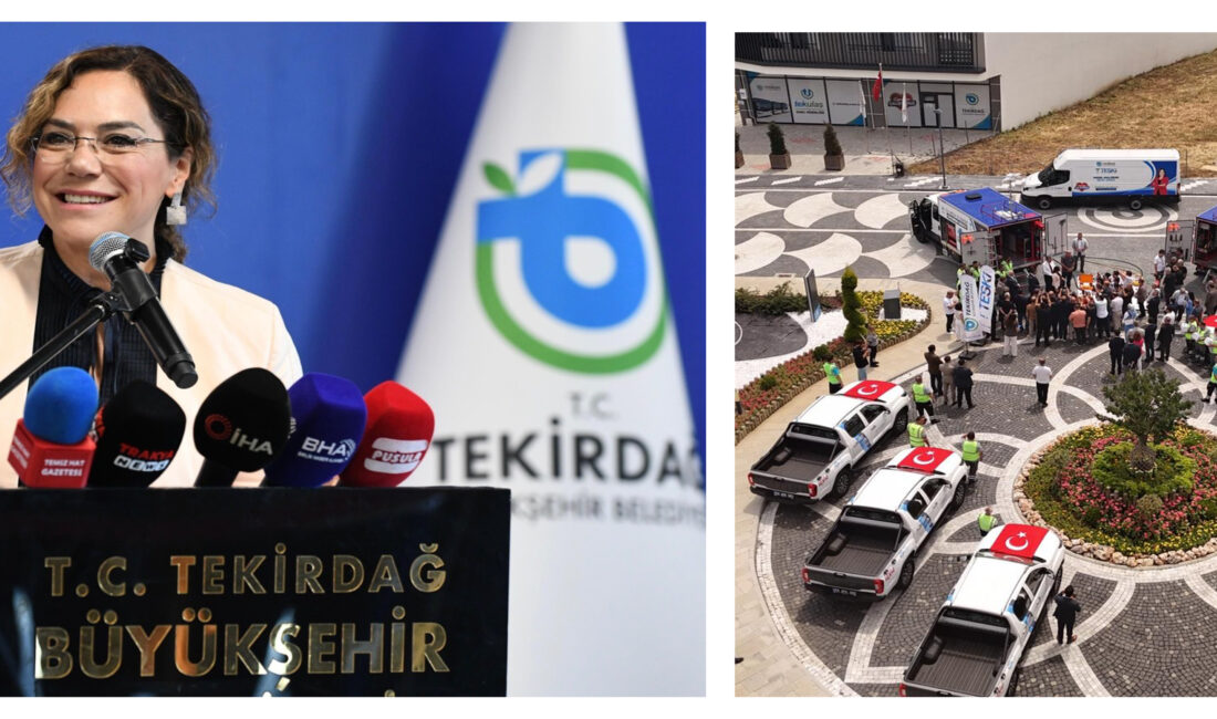 CANDAN BAŞKAN: “HİZMETİN ÖNÜNDE ENGEL TANIMIYORUZ”Tekirdağ Büyükşehir Belediye Başkanı Dr.
