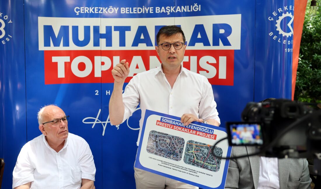 Kentimizde görev yapan mahalle muhtarlarımız ve basın mensuplarıyla bir araya