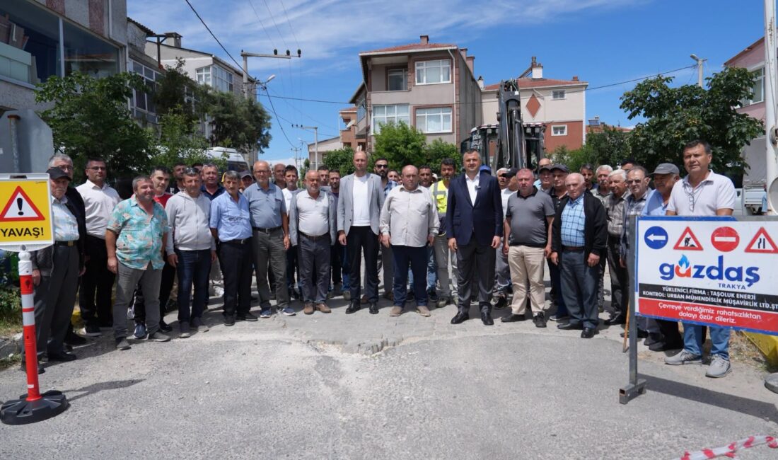 Çukuryurt Mahallesi doğalgaza kavuşuyor. Saray Belediye Başkanı Abdül Taşyasan, kış