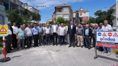 Çukuryurt Mahallesi doğalgaza kavuşuyor. Saray Belediye Başkanı Abdül Taşyasan, kış