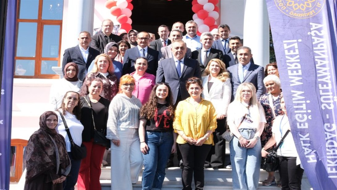 Süleymanpaşa kaymakamı Sayın Mahmut Nedim TUNÇER; İlçe Millî Eğitim Müdürü
