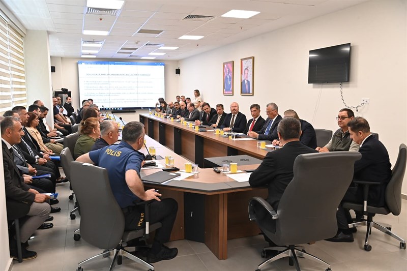 Tekirdağ valisi Sayın Recep Soytürk başkanlığında Vali Yardımcısı Günay Öztürk,