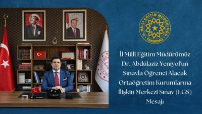 22Güncelleme : 12.06.2026 14:25Yayın : 12.06.2026 14:15 Sevgili Öğrencilerimiz, Değerli