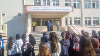 İlçe Milli Eğitim Müdürü Fahri Kırmızı, ilçemiz Nene Hatun Kız