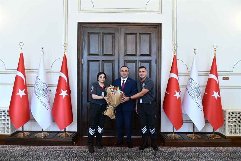 Tekirdağ valisi Sayın Recep Soytürk, Özel Güvenlik Haftası münasebetiyle İl