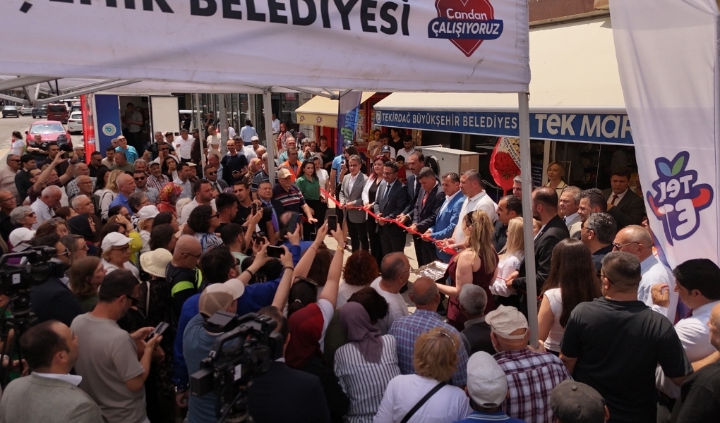 Tekirdağ Büyükşehir Belediyesi, sosyal belediyecilik anlayışıyla hayata geçirdiği TEK Market