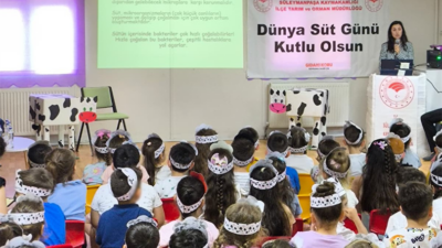 ​1 Haziran Dünya Süt Günü kapsamında Neşe Alten Anaokulu’nda farkındalık