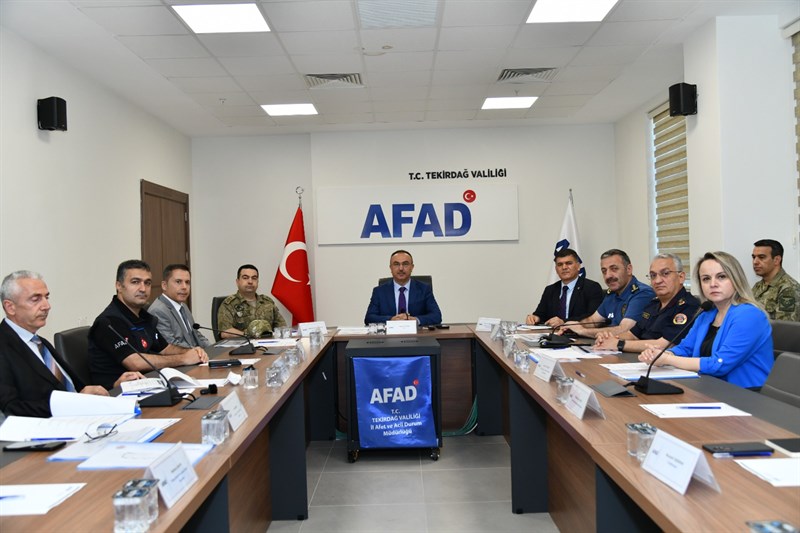 Tekirdağ ilimizin afet direncini artırmak, kurumlar arası koordinasyonu sağlamak ve