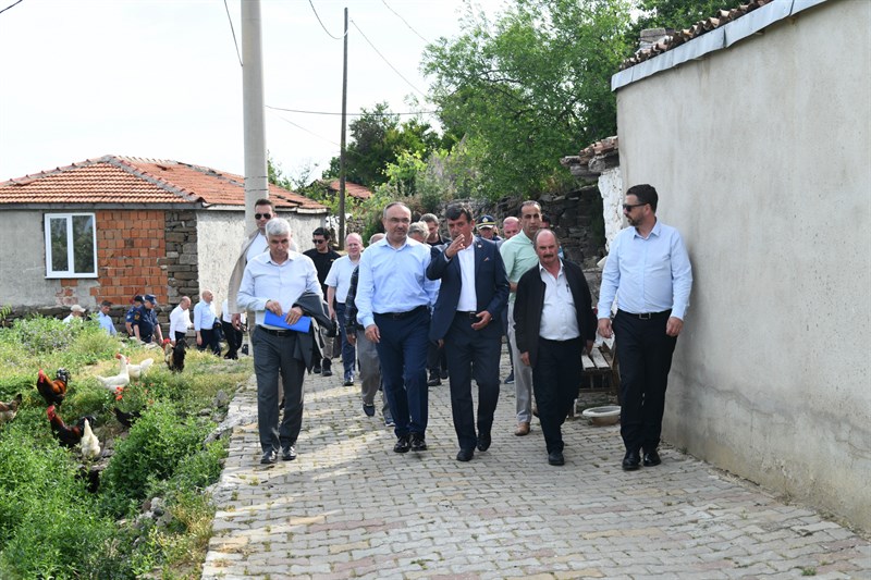Tekirdağ valisi Sayın Recep Soytürk, Şarköy ilçemiz ziyaretleri kapsamında Güzelköy