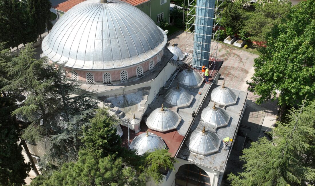 VELİKÖY CAMİİ YENİ BİR GÖRÜNÜME KAVUŞUYOR Çerkezköy Belediyesi Veliköy Meydanı’nda
