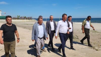 Çorlu Belediye Başkanı Ahmet Sarıkurt, Yenice Mahallesi sahil alanında gerçekleştirilecek