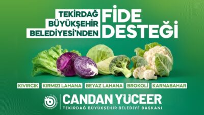 Tekirdağ Büyükşehir Belediyesi, tarımsal üretimi desteklemek ve üreticilerin girdi maliyetlerini