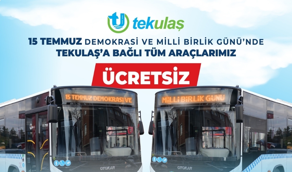 Tekirdağ Büyükşehir Belediyesi bünyesinde hizmet veren TEKULAŞ’a bağlı tüm toplu