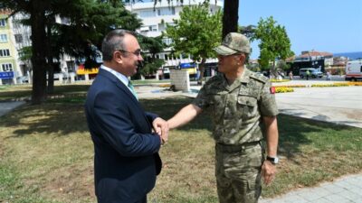 1’inci Ordu Komutanı Orgeneral Bahtiyar Ersay ve 2’inci Kolordu Komutanı