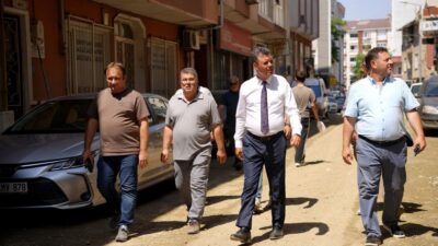 Çorlu Belediye Başkanı Ahmet Sarıkurt, Kemalettin Mahallesi Menekşe Sokak ve