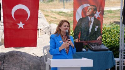 Ergene Belediye başkanı Müge Yıldız Topak, çiftçilerle bir araya gelerek