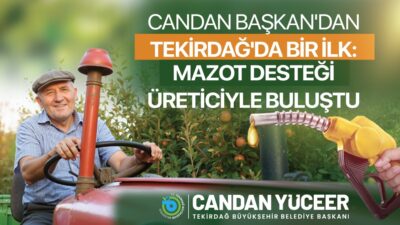 Tekirdağ Büyükşehir Belediyesi tarafından, kent tarihinde ilk kez hayata geçirilen