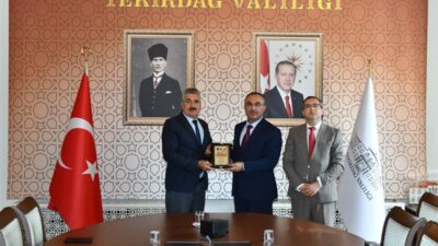 Tekirdağ valisi Sayın Recep Soytürk ile Tekirdağ Namık Kemal Üniversitesi