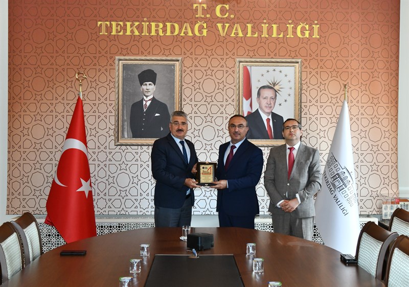 Tekirdağ valisi Sayın Recep Soytürk ile Tekirdağ Namık Kemal Üniversitesi