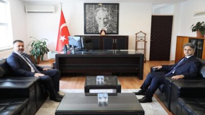 İlçe Kaymakamı Ziyareti Belediye başkanı Sn. Alpay VAR, kentimizde görevine