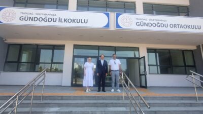 İlçe Milli Eğitim Müdürü Fahri Kırmızı, ilçemizde yeni açılan Gündoğdu