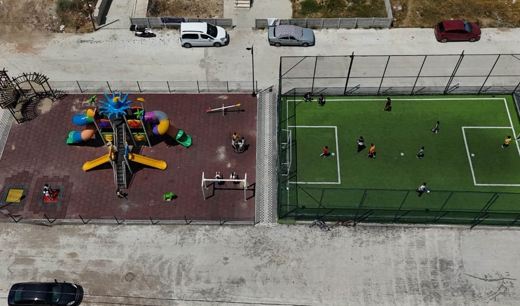 Tekirdağ Büyükşehir Belediyesi, Kapaklı ilçesi Mevlana Mahallesi’nde hayata geçirdiği park