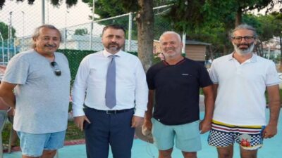 Şarköy Tenis Turnuvasına Ziyaret Belediye başkanı Sn. Alpay VAR, Şarköy