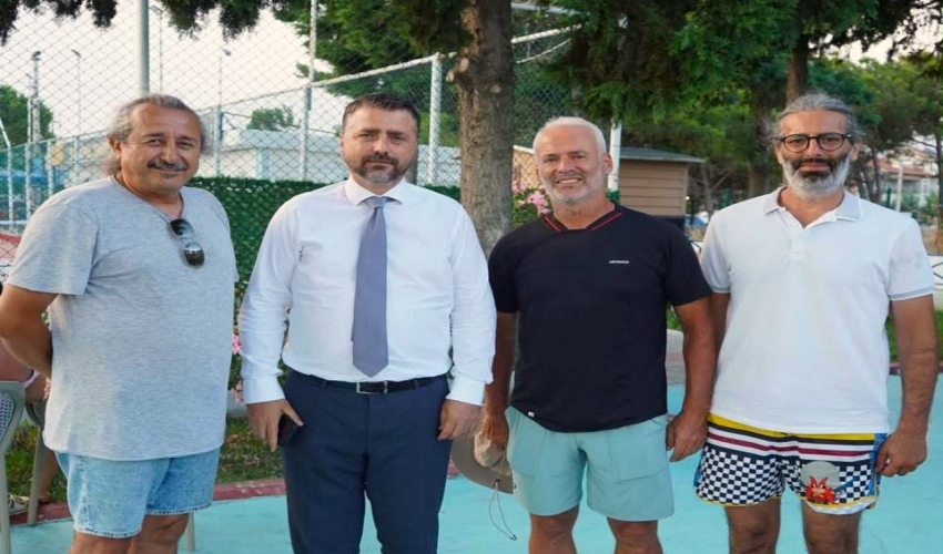 Şarköy Tenis Turnuvasına Ziyaret Belediye başkanı Sn. Alpay VAR, Şarköy