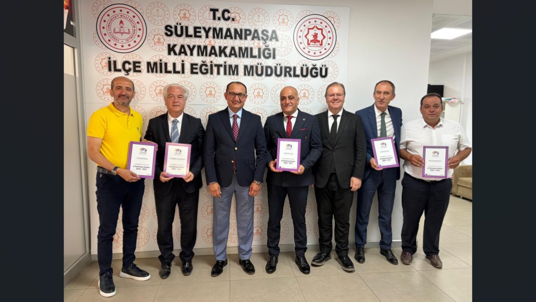 Süleymanpaşa’dan eTwinning’de Büyük Başarı: 5 Okul “2026-2027 eTwinning Okulu” Unvanı
