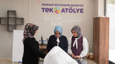 Tekirdağ Büyükşehir Belediyesi tarafından Çerkezköy Kızılpınar TEK Atölye’de düzenlenen Cenaze