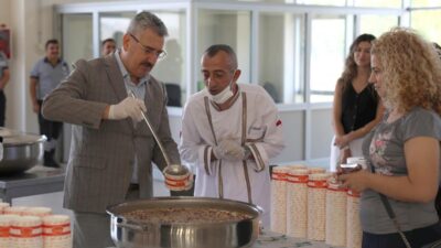 Muharrem Ayı dolayısıyla, Tekirdağ Namık Kemal Üniversitesi Rektörlüğü tarafından Aşure