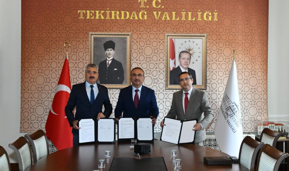 Tekirdağ’ın afetlere karşı daha dirençli hale getirilmesi amacıyla hazırlanan “Tekirdağ