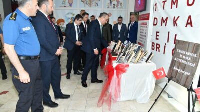 Tekirdağ valisi Sayın Recep Soytürk, Yahya Kemal Beyatlı Kültür Merkezinde