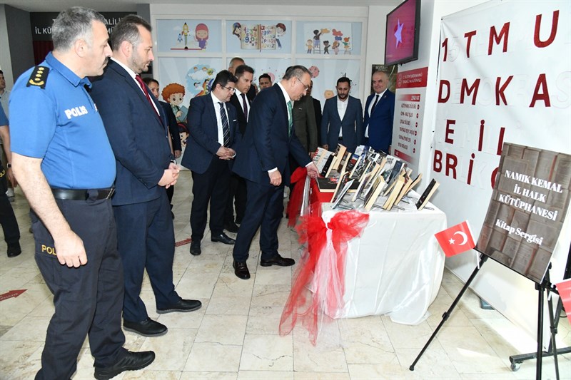 Tekirdağ valisi Sayın Recep Soytürk, Yahya Kemal Beyatlı Kültür Merkezinde