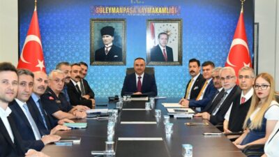 Tekirdağ valisi Sayın Recep Soytürk başkanlığında Bağımlılıkla Mücadele İl Koordinasyon