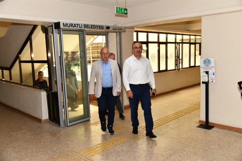 Tekirdağ valisi Sayın Recep Soytürk, Muratlı ilçemiz ziyaretleri kapsamında Muratlı