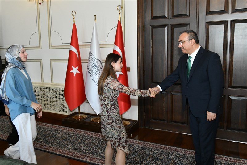 Tekirdağ valisi Sayın Recep Soytürk, Cumhurbaşkanlığı Ulusal Staj Programı kapsamında