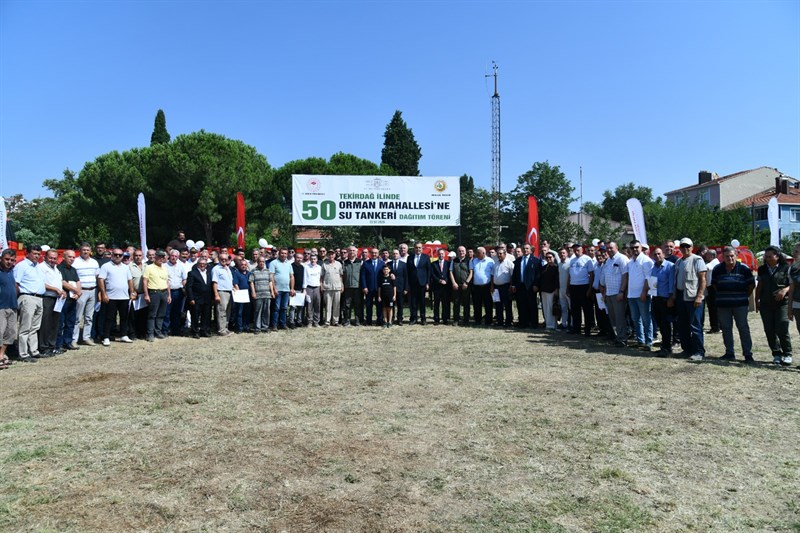 Tekirdağ valisi Sayın Recep Soytürk, Malkara Orman İşletme Şefliği’nde gerçekleştirilen