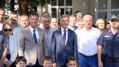 Çorlu Kaymakamlığı öncülüğünde Şahpaz Mahallesi’nde düzenlenen Halk Toplantısı; kurum temsilcileri
