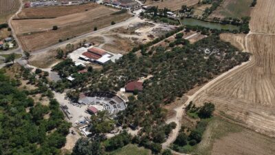 Tekirdağ Büyükşehir Belediyesi tarafından Muratlı İnanlı Çeşmesi Mesire Alanı’nda yürütülen