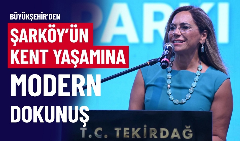 Tekirdağ Büyükşehir Belediyesi tarafından Şarköy’de yenilenen Cumhuriyet Meydanı ile yapımı