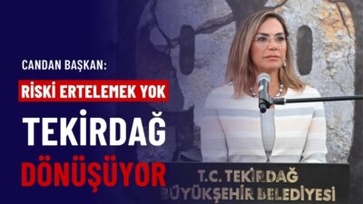 Tekirdağ Büyükşehir Belediyesi tarafından 17 Ağustos Marmara Depremi’nin 27. yıldönümünde