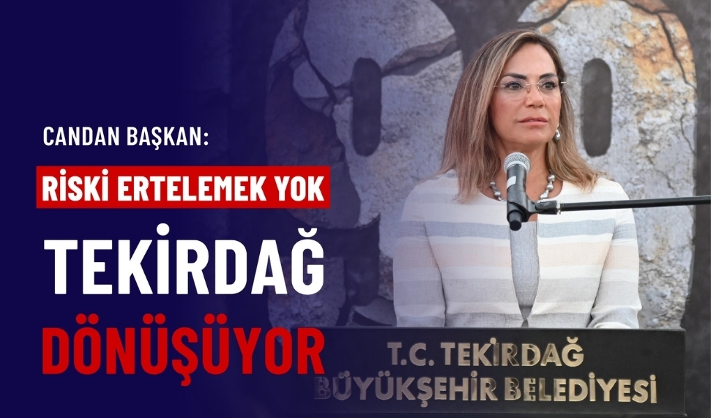 Tekirdağ Büyükşehir Belediyesi tarafından 17 Ağustos Marmara Depremi’nin 27. yıldönümünde