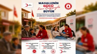 Çorlu Kaymakamlığı, Çorlu Belediyesi, Türk Kızılay ve muhtarlıkların iş birliğiyle