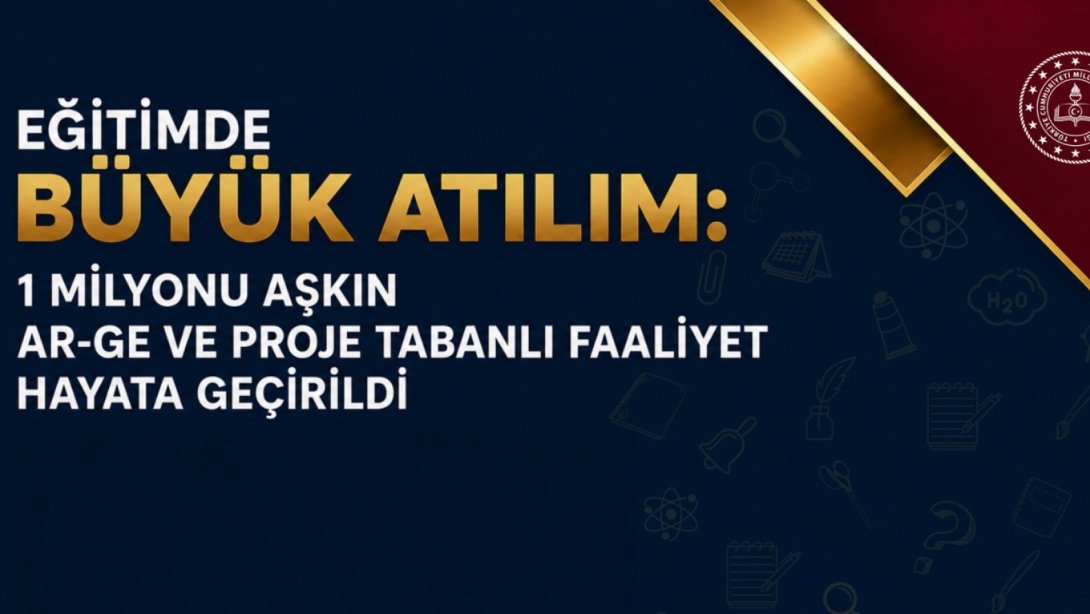 Millî Eğitim Bakanlığınca eğitimde yenilikçi uygulamaların geliştirilmesi ve yaygınlaştırılması amacıyla