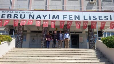 İlçe Milli Eğitim Müdürü Fahri Kırmızı, ilçemiz Ebru Nayim Fen