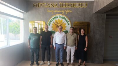 İlçe Milli Eğitim Müdürü Fahri Kırmızı, İlçemiz Mevlana İlkokulunu ziyaret