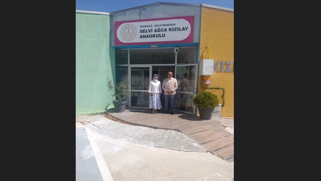 İlçe Milli Eğitim Müdürü Fahri Kırmızı, İlçemiz Selvi Ağca Kızılay
