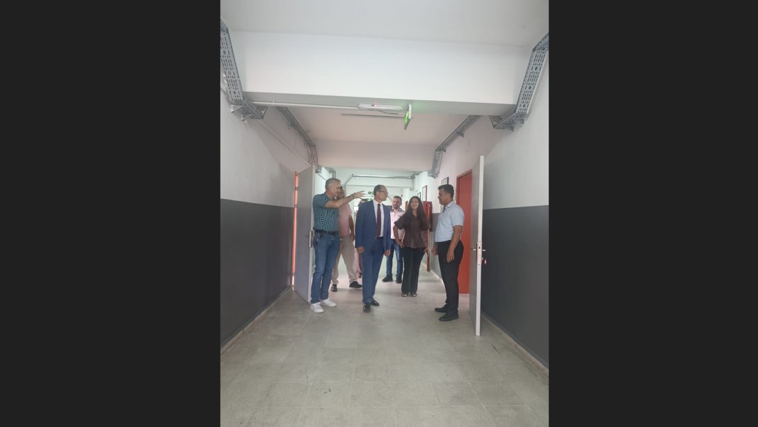 İlçe Milli Eğitim Müdürü Fahri Kırmızı, İlçemiz TEV Mübeccel Albay