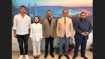 Süleymanpaşa Ülkü Ocakları İlçe Başkanı Mehmet Aybuğa ve beraberinde yönetim